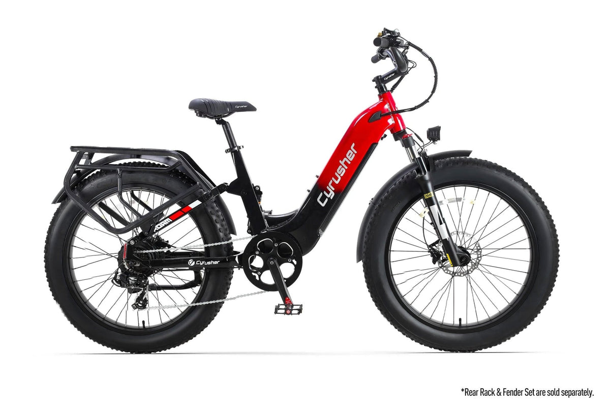 Cyrusher Roam Step-Thru Full-Suspension E-Bike - US-ROAM-BLUE