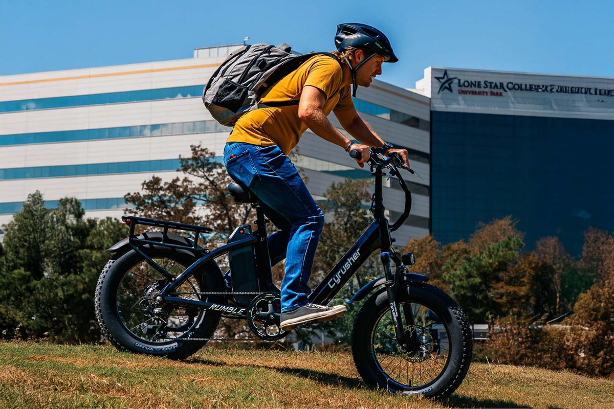 Cyrusher Rumble Step-Thru Fat Tire E-Bike - US-Rumble-WH