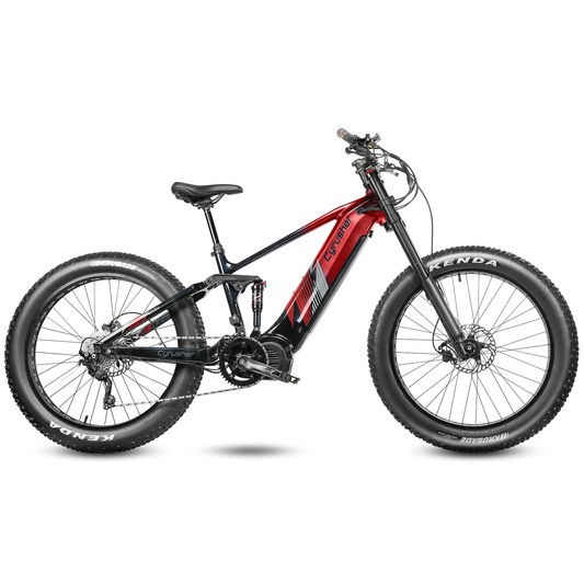 Cyrusher Nitro Mountain Mid-Drive All Terrain Air Shock Ebike - US-NTRO-RD