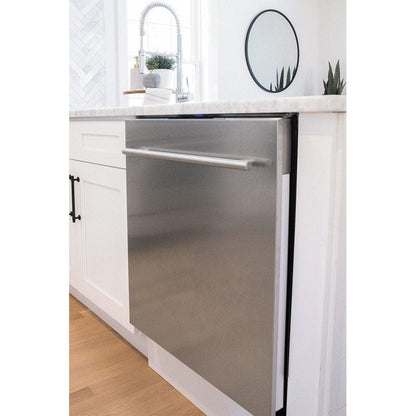 ZLINE Appliance Package - 30 in. Dual Fuel Range, 30 in. Range Hood, Microwave Drawer, Dishwasher, 4KP-RARH30-MWDW
