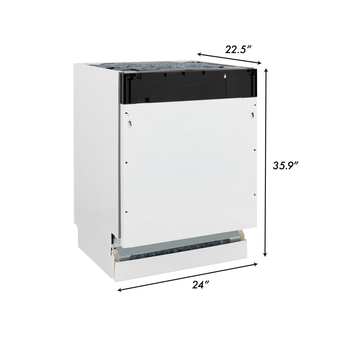 ZLINE Appliance Package - 36 in. Dual Fuel Range, Range Hood, Microwave Drawer, 3 Rack Dishwasher, 4KP-RARH36-MWDWV