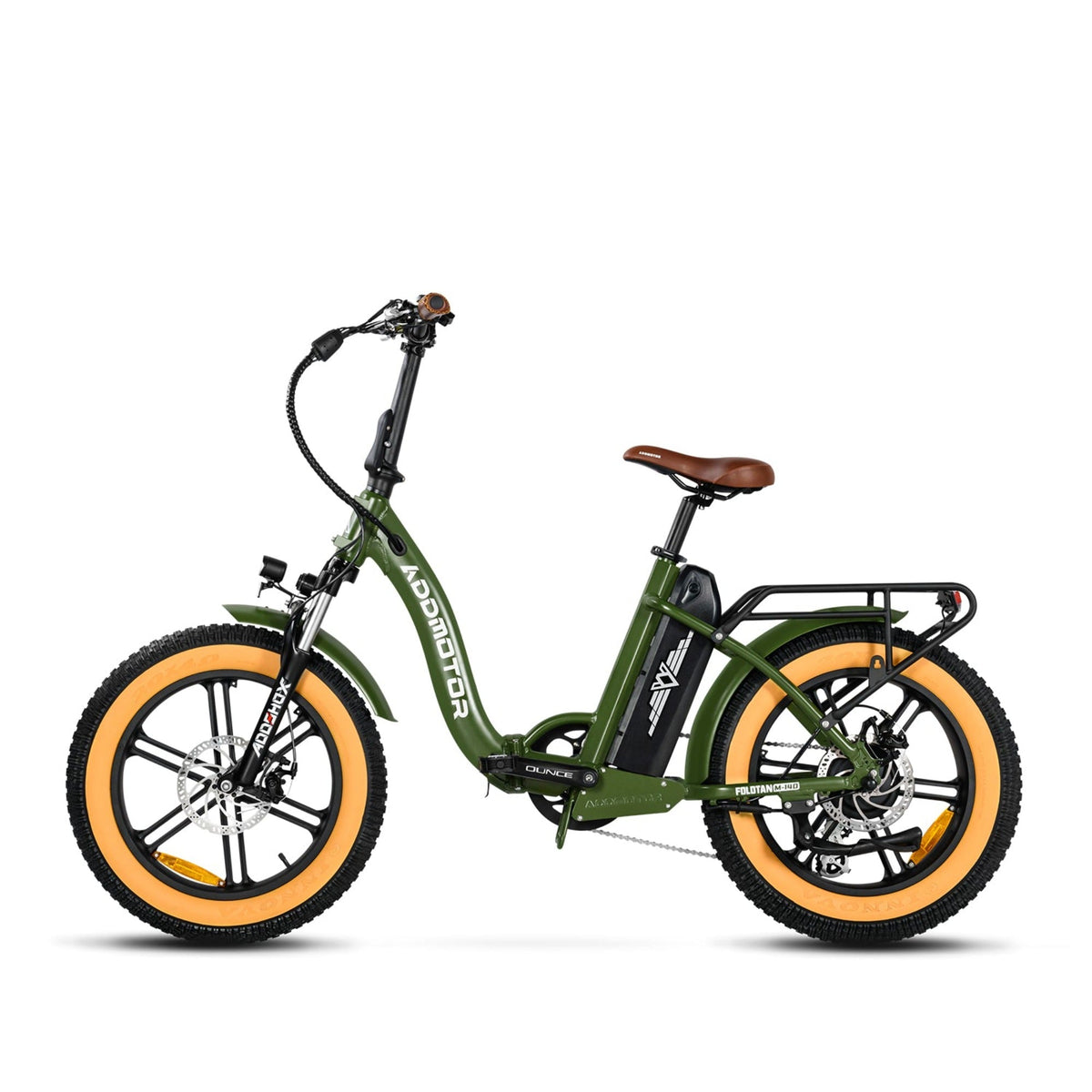 Addmotor 750W Foldtan M-140 2.0 Folding Fat Tire Electric Bike - EB-ADD-M140-BLK