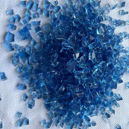 Elementi Carribean Blue Fire Glass -Fire Media