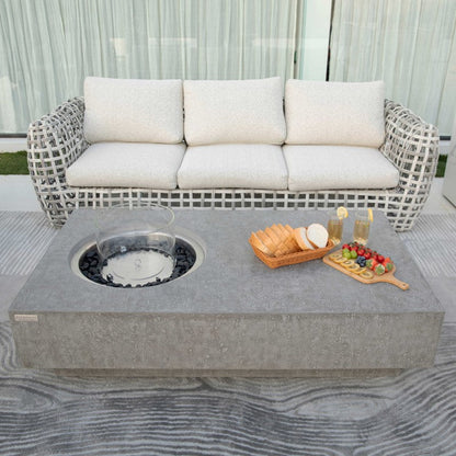 Elementi Metropolis Ethanol Fire Table Upper View