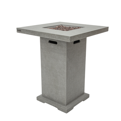 Elementi Montreal Fire Table LG with Lava Rock
