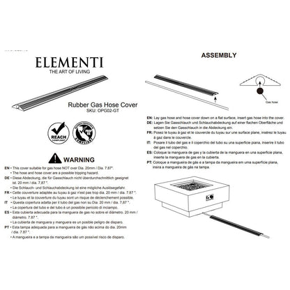 Elementi Sonoma Dining Fire Table