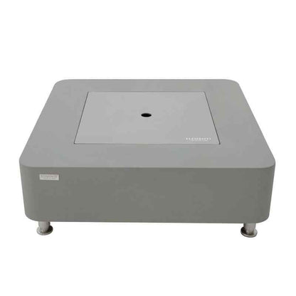 Elementi Perth Ethanol Fire Pit Space Grey with aluminum Lid Silo