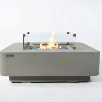 Elementi Plus Lucerne Fire Table Full Set Up Silo