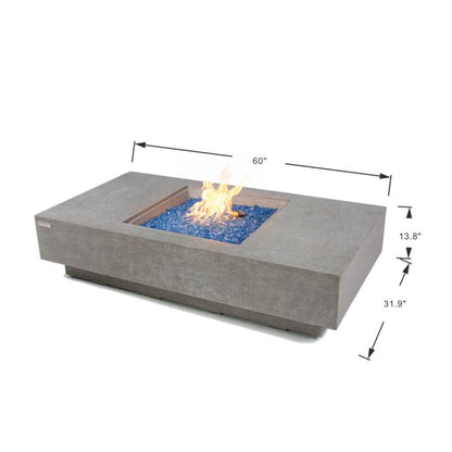 Elementi Plus Monte Carlo Fire Table Dimension