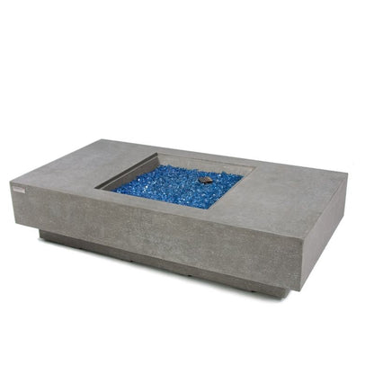 Elementi Plus Monte Carlo Fire Table with Fire glass Silo