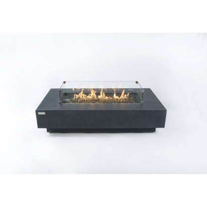Elementi Plus Positano Fire Table Full Set Up Silo