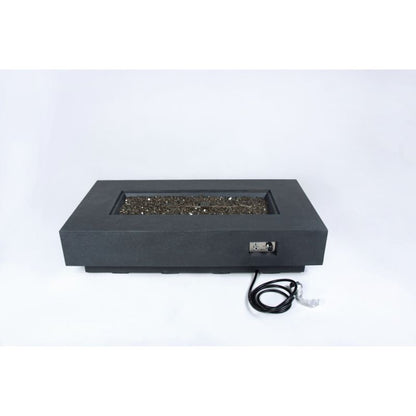 Elementi Plus Positano Fire Table with Hose Connected Silo