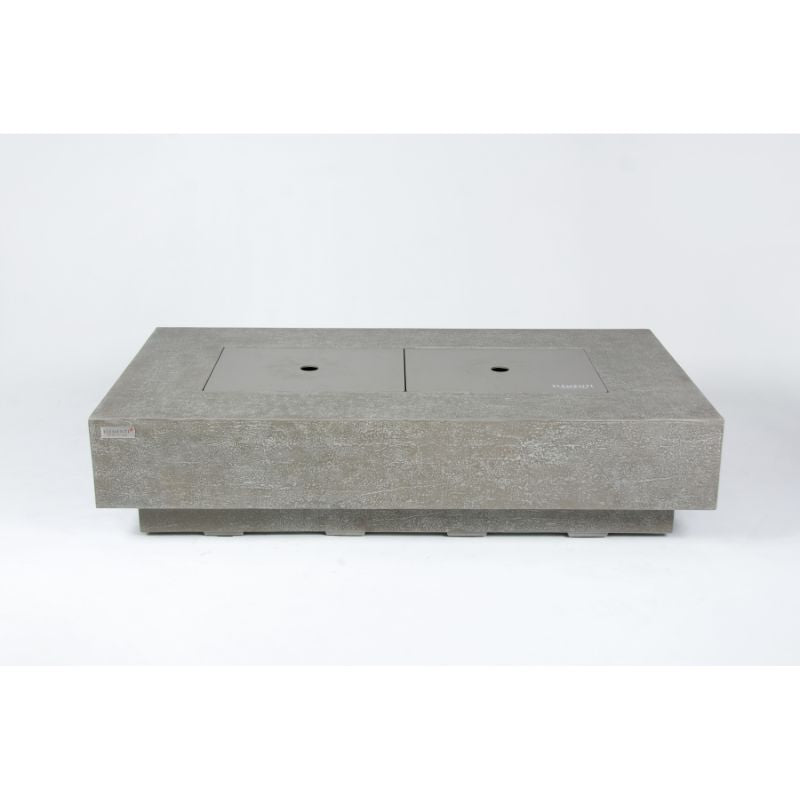Elementi Plus Riviera Fire Table with Aluminum Lid Silo