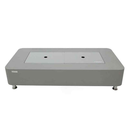 Elementi Sydney ethanol fire Pit Space Grey with Aluminum Lid Silo