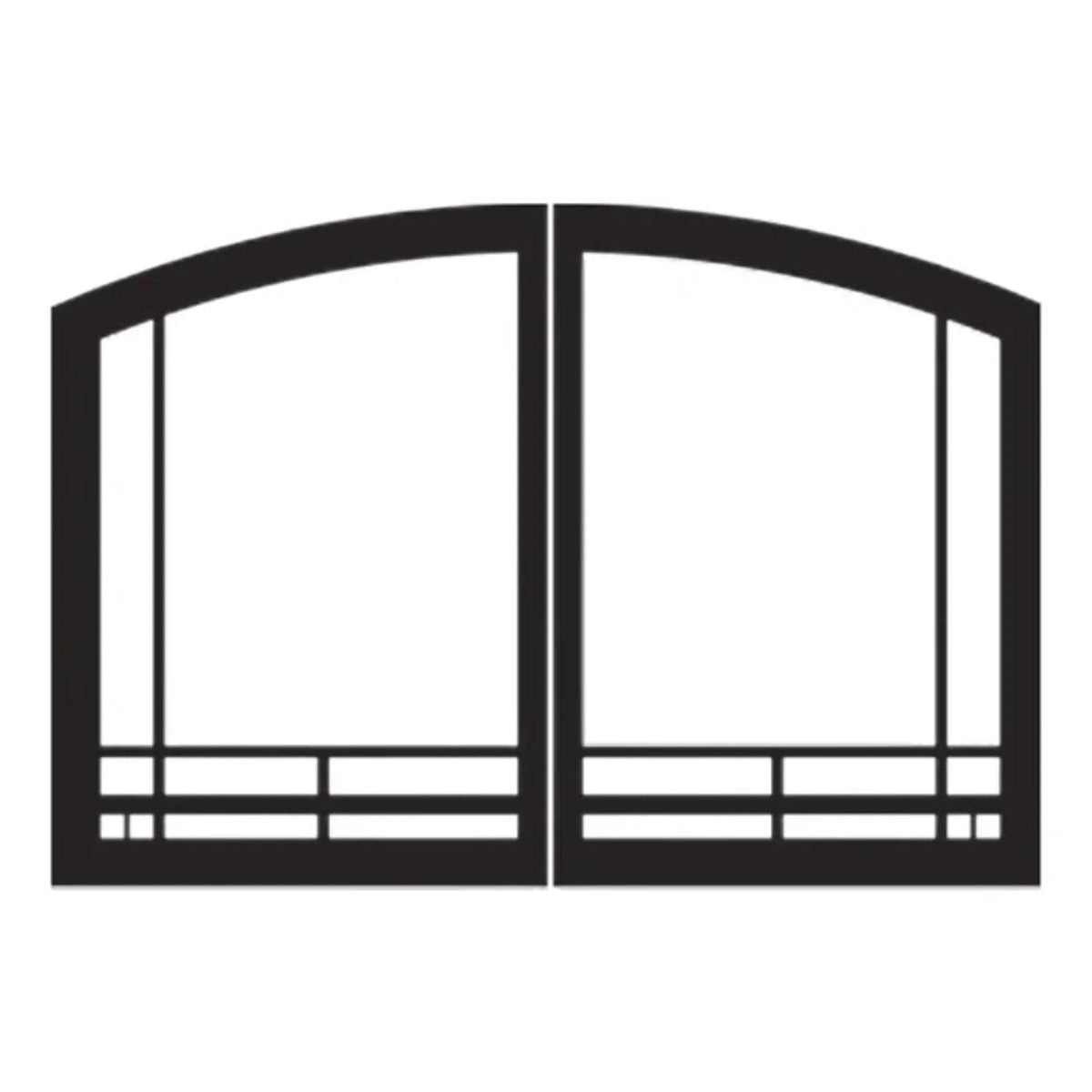 Empire - Door Sets for Breckenridge Premium Vent Free Fireboxes - VBR32TMBL, VBY32TBL