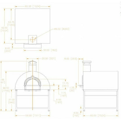 Fiero Casa Etna Quattro Outdoor Pizza Oven