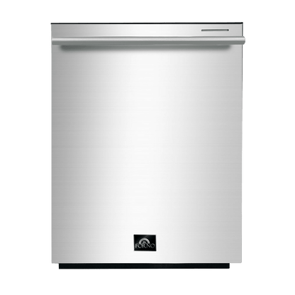 Forno Appliance Package - 48 Inch Dual Fuel Range, Range Hood, Refrigerator, Microwave Drawer, Dishwasher, Wine Cooler, AP-FFSGS6156-48-9