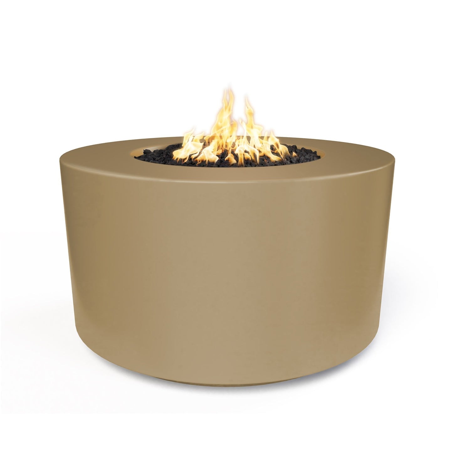 42" Florence Fire Table - 24" Tall - Brown