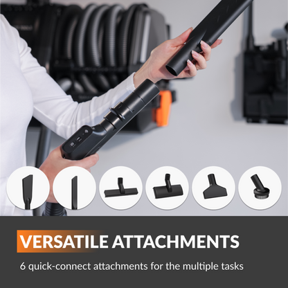 Retractable Vacuum Cleaner - SGV-W18A8M