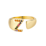 Adjustable Stainless Rainbow Ring for Women & Men