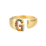 Adjustable Stainless Rainbow Ring for Women & Men