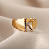 Adjustable Stainless Rainbow Ring for Women & Men