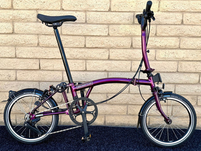 Brompton C Line 12-Speed Mid-HB Amethyst Lacquer