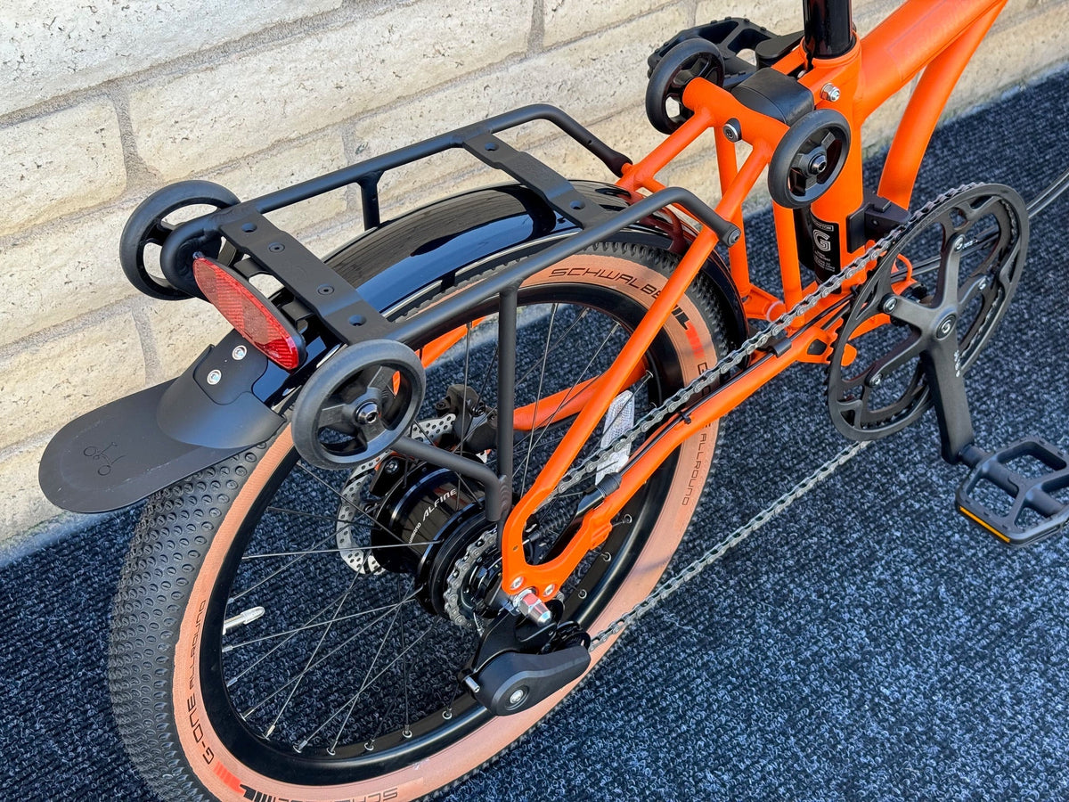 Brompton G Line 8-Speed Adventure Orange 3 Sizes