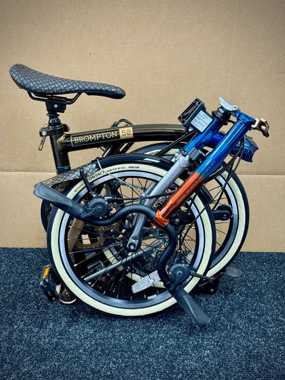 Brompton 1975 Anniversary Edition C Line 12-Speed Mid-HB WITH BAGS!