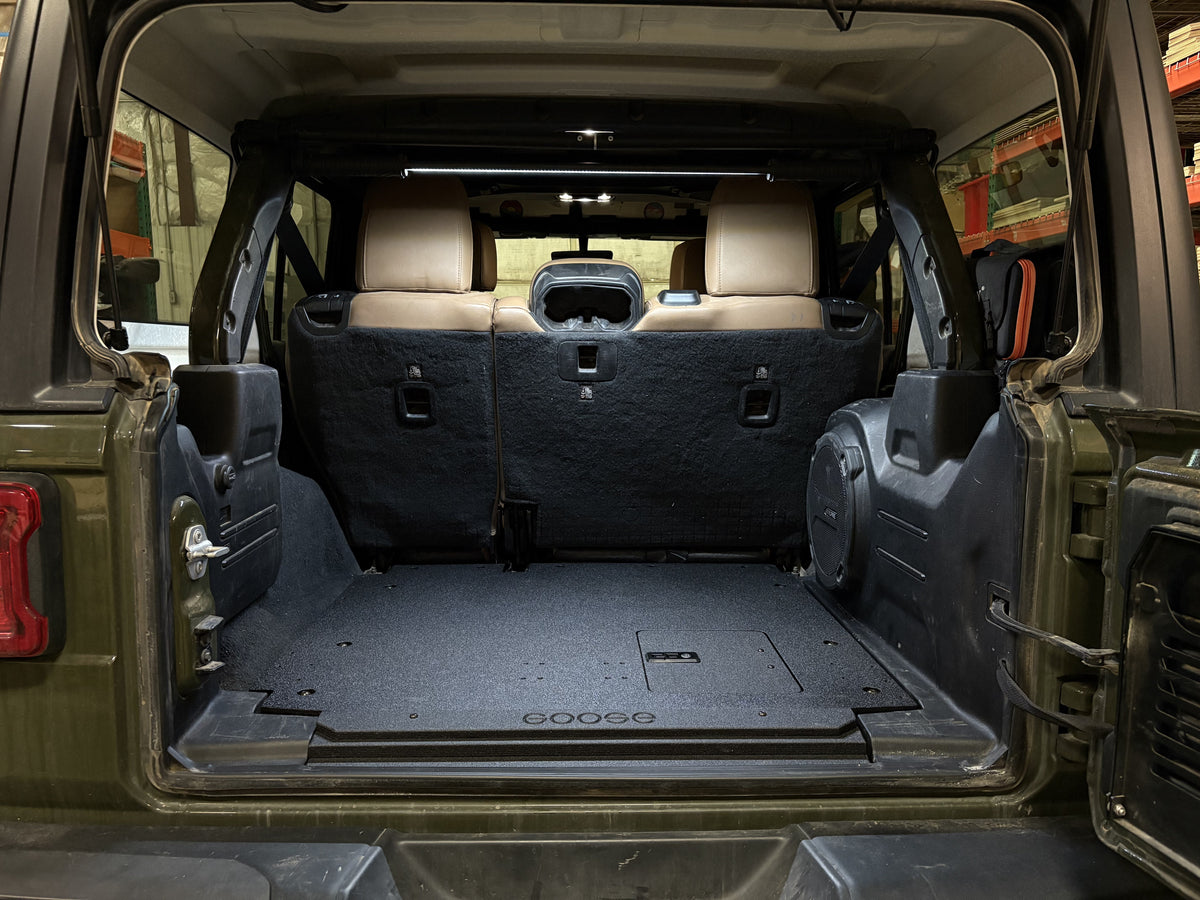 GOOSE GEAR Toyota - Sequoia - 2023-Present - 3rd Gen - Explore Series - Seat Delete Plate System - Third Row - 100% Delete Package - 2961-GGR-SH