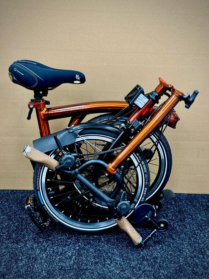 Brompton Pre-Owned Superlight High-HB 6-Speed Flame Lacquer