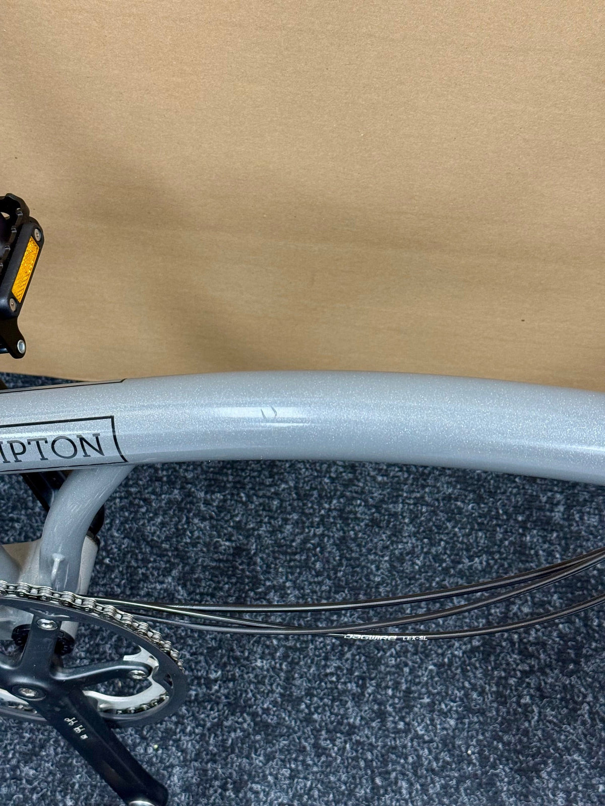 Brompton Pre-Owned P Line 12-Speed High-HB Grey Metallic