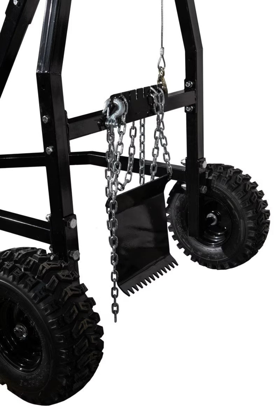 MotoAlliance Impact Implements Log Hauler 1500 Lbs Capacity with Manual Winch New - IP4424