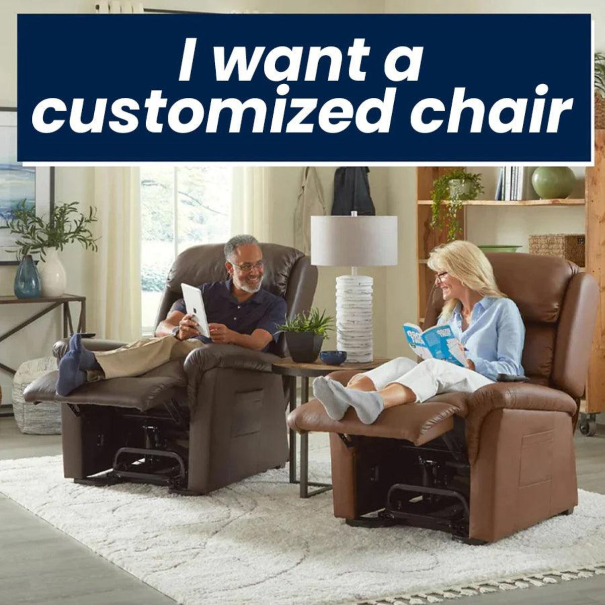 UltraComfort UC480 Small 1 Zone 3-Position Recline Lift Chair - UC480-MEDIUM-EAC