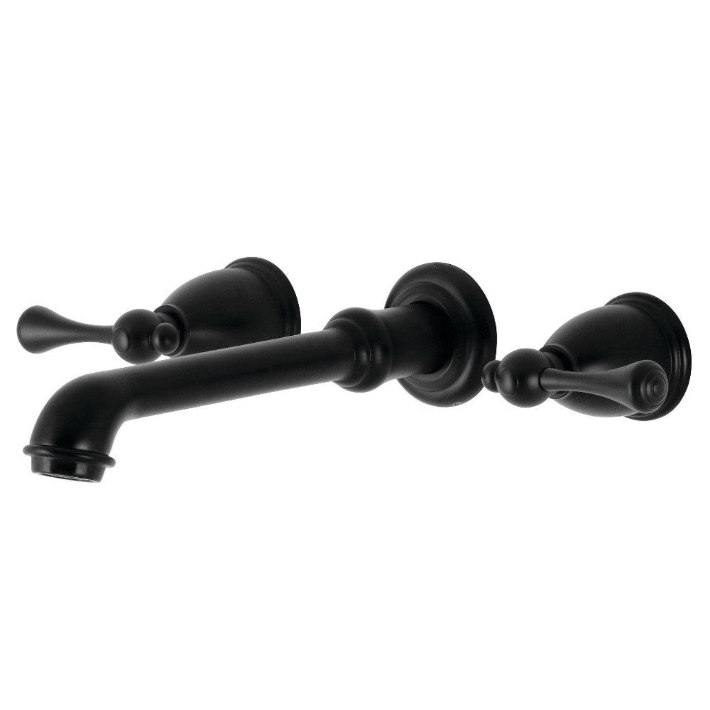 Kingston Brass English Country 2-Handle Wall Mount Roman Tub Faucet - KS702-BL