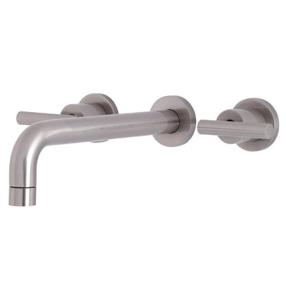 Kingston Brass Manhattan Two-Handle Wall Mount Tub Faucet - KS802-CML