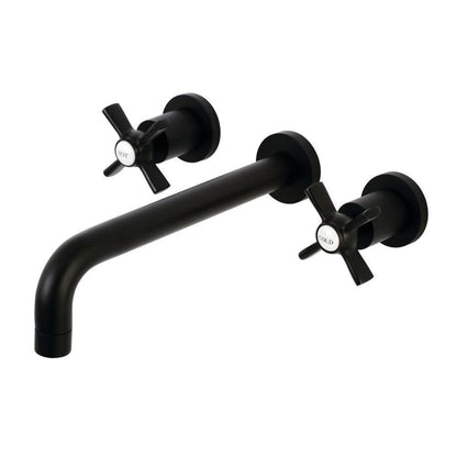 Kingston Brass Millennium Two-Handle 3-Hole Wall Mount Roman Tub Faucet - KS802-ZX