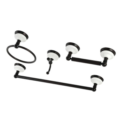 Kingston Brass Victorian 4-Piece Bathroom Hardware in Oil Rubbed Bronze - BAK1112478ORB
