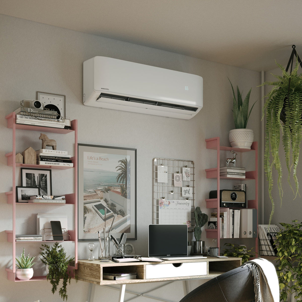 MRCOOL DIY 5th Gen 9,000 BTU Multi-Zone Mini Split Air Handler 230V,  - DIY-09-HP-WMAH-230D25-O