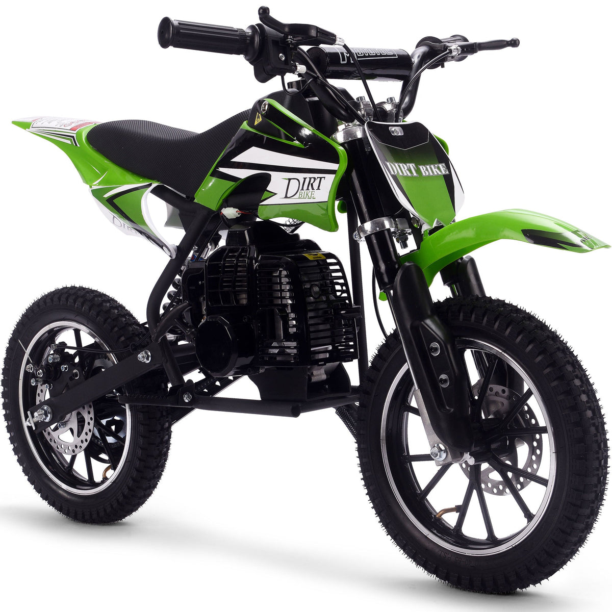 MotoTec Big Alien 50cc 2-Stroke Kids Gas Dirt Bike Green