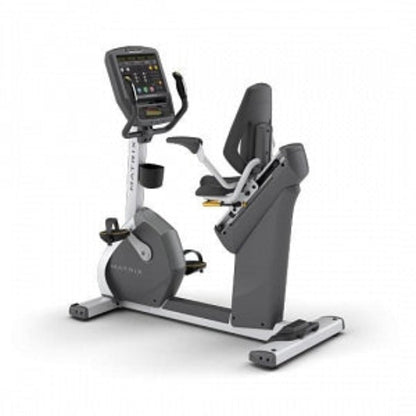 Johnson Health Tech Matrix R3xe Recumbent Bike - Matrix R3xe Recumbent Cycle Bike with 10" Touchscreen, FitTouch Technology - R3XE-06