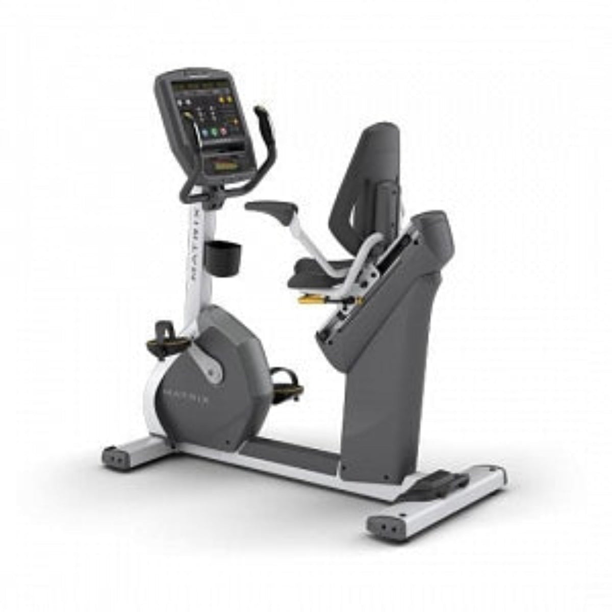 Johnson Health Tech Matrix R3xe Recumbent Bike - Matrix R3xe Recumbent Cycle Bike with 10" Touchscreen, FitTouch Technology - R3XE-06