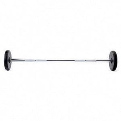 Johnson Health Tech XULT Urethane Multi-Sided Barbells - XULT Urethane Multi-Sided Barbell, Straight, Black Plus, 90 lb. - XT-090URE-BBSTM-P