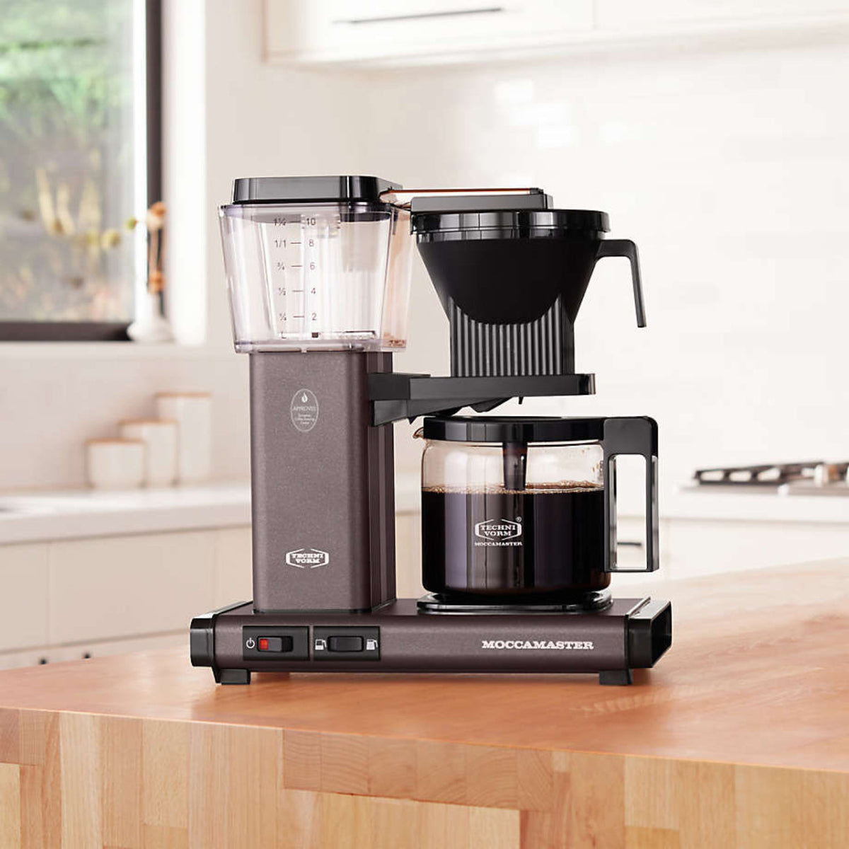 Moccamaster KBGV Select 10-Cup Coffee Maker in Stone Grey - 53949