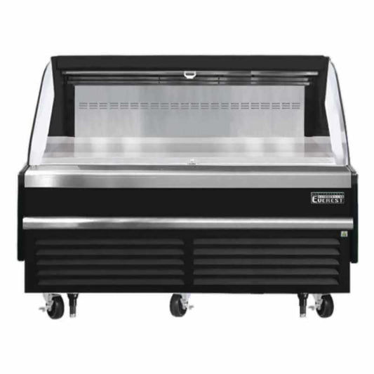 Everest - EOMH-72-B-35-S, Commercial 73" Open Air Display Merchandiser Refrigerator Horizontal - EOMH-72-B-35-S