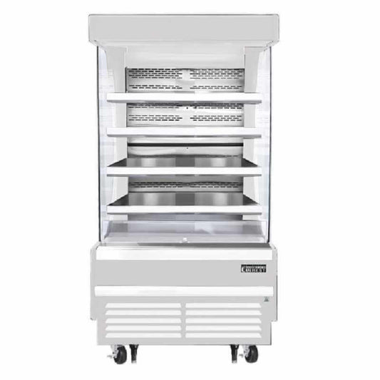 Everest - EOMV-36-W-35-T, Commercial 37" Vertical Open Air Display Merchandiser - EOMV-36-W-35-T