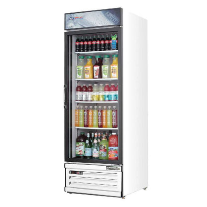 Everest - EMGR24, Commercial 28" 1 Swing Glass Door Merchandiser Refrigerator 25 cubic ft - EMGR24
