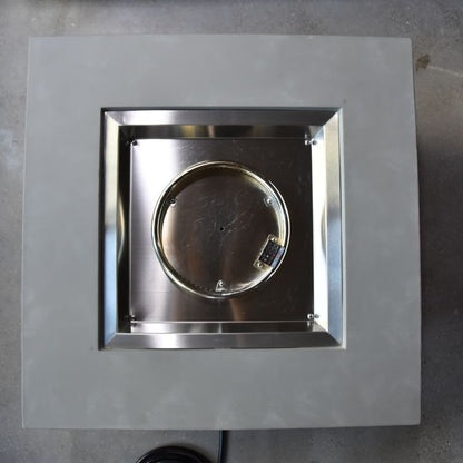 Modeno Westport Fire Table Burner top view