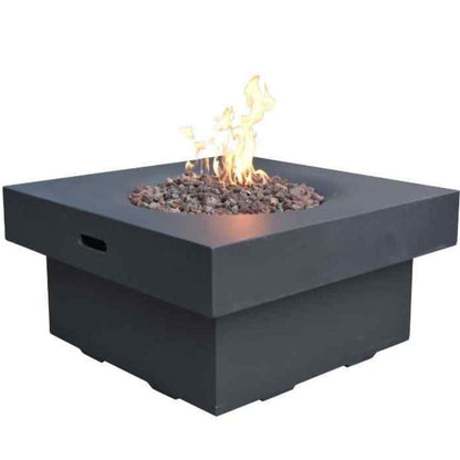 Modeno Branford Fire Table Dark Gray with Flame Silo