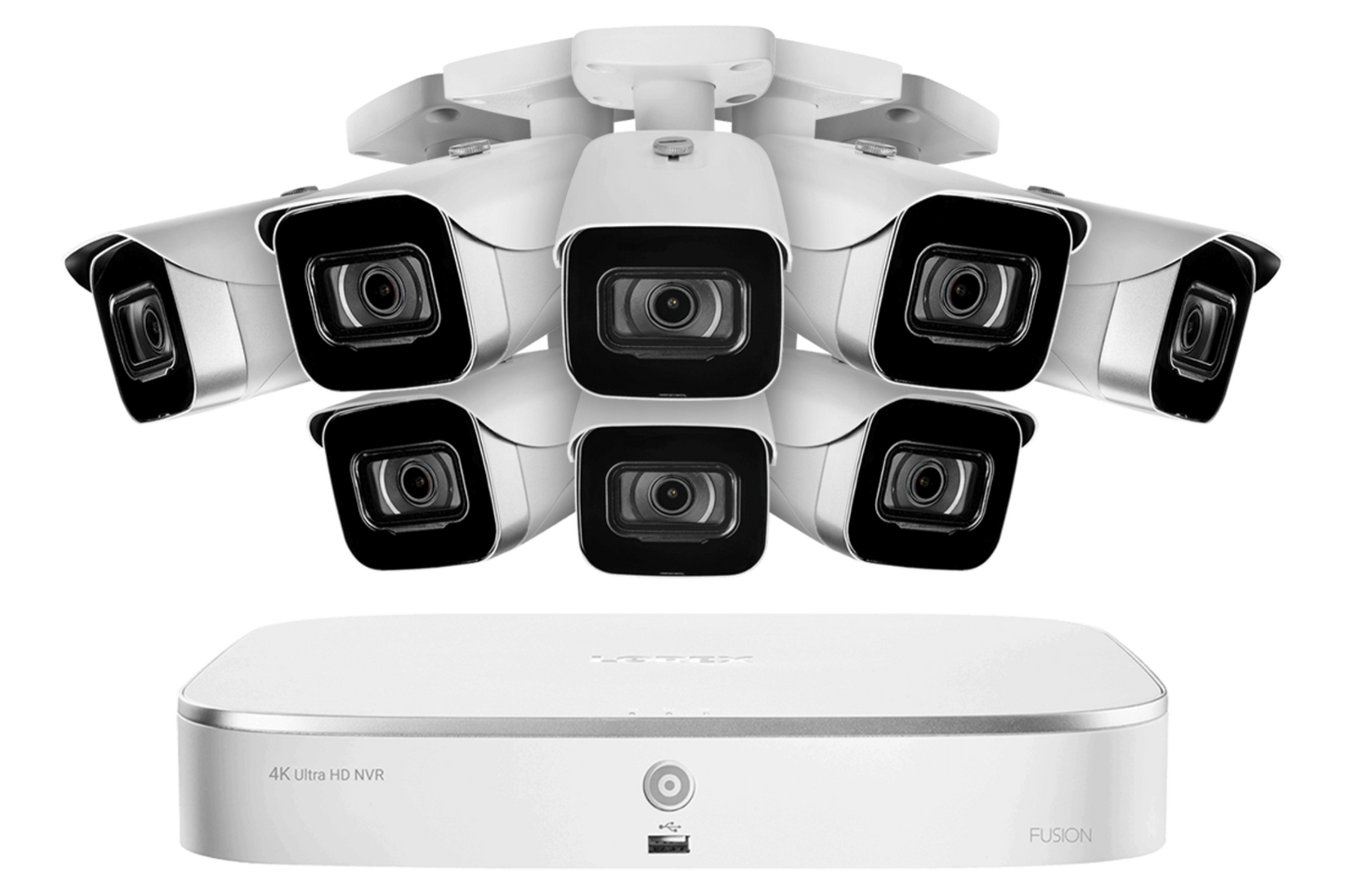 Lorex 8 Camera 8 Channel 4K 2TB 8MP IP Security Surveillance System New -  N4K2-88WB